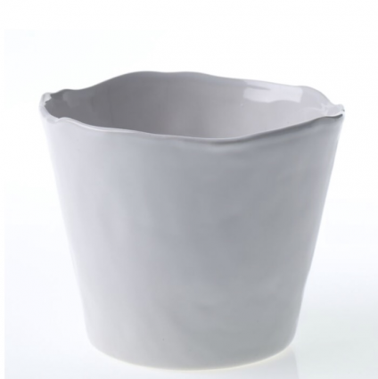 Journey White Pot 5" x 4.25"
