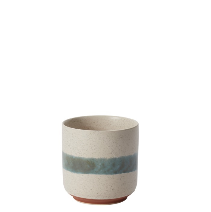 POT, MATEO 5.25"W X 5"H WHITE