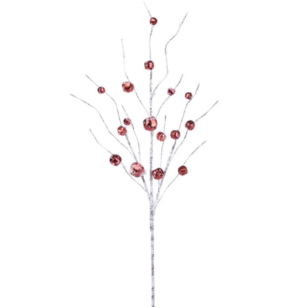 Red Bell Christmas Spray 26.5"