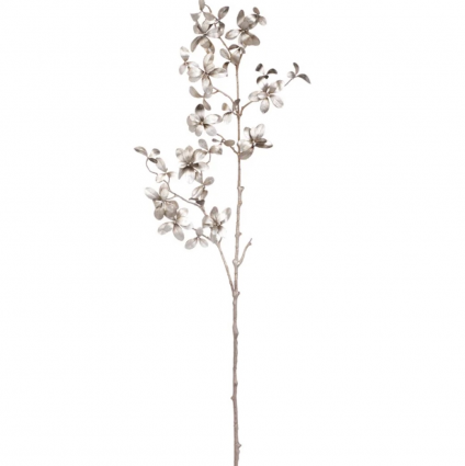 Champagne Leaves Christmas Spray 43"