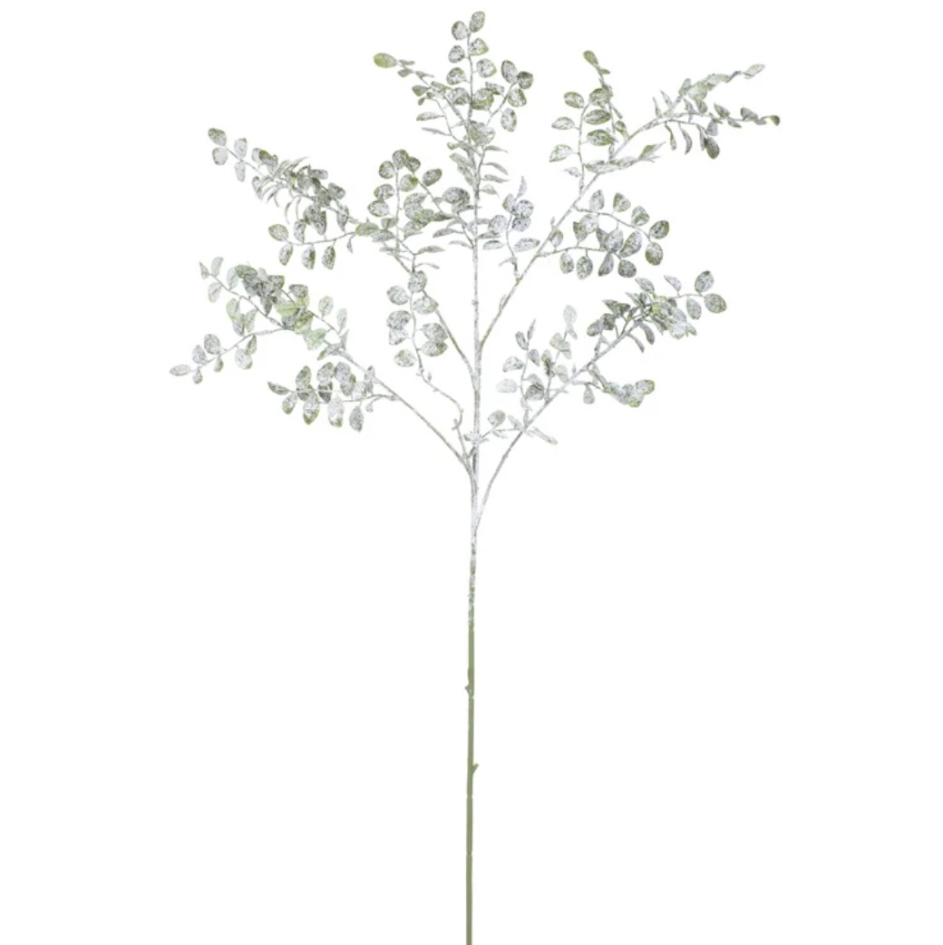 Mini Oval Leaves Christmas Spray 36"