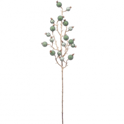 Green Iced Berry Christmas Spray 29"