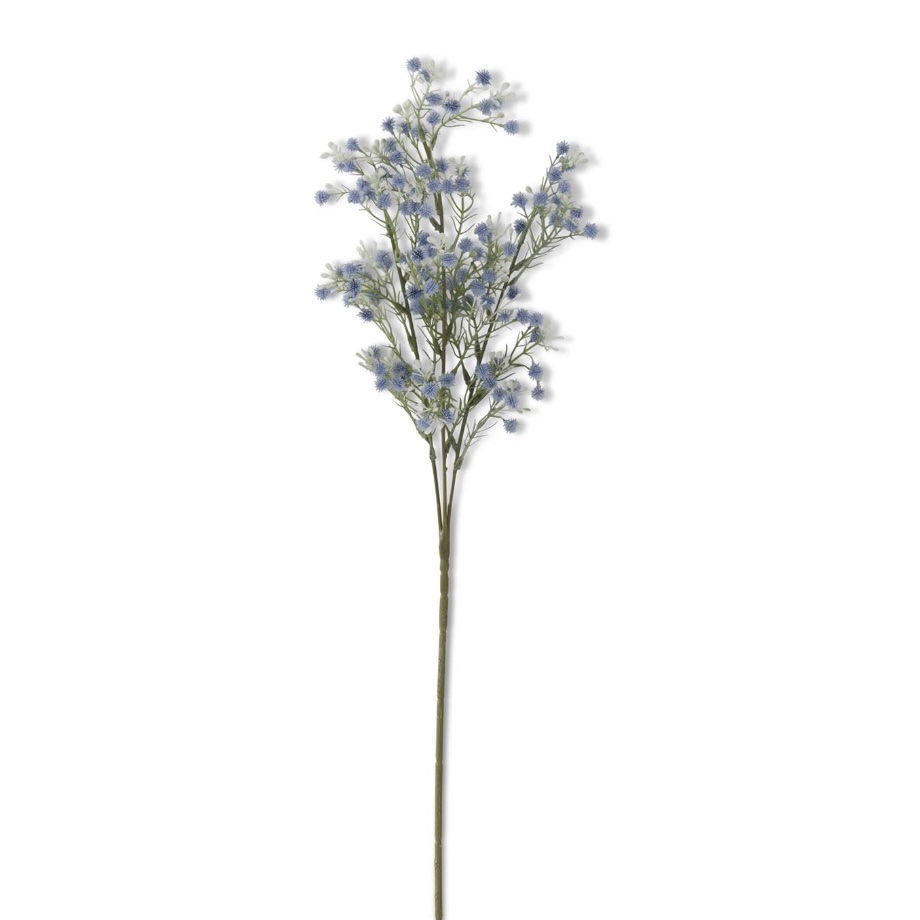 Blue Baby�s Breath and White Berry Spray 26″