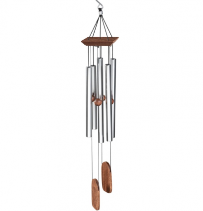 Symphonic Silver Wind Chime 28″