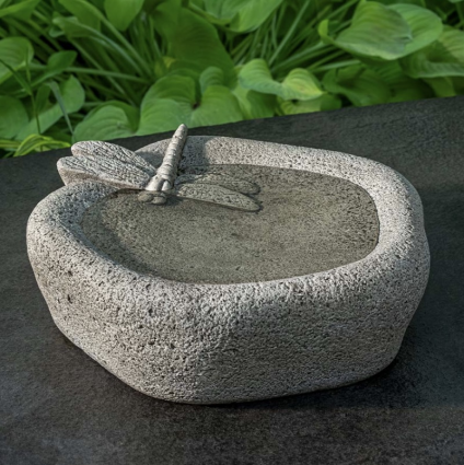 Woodland Dragonfly Birdbath