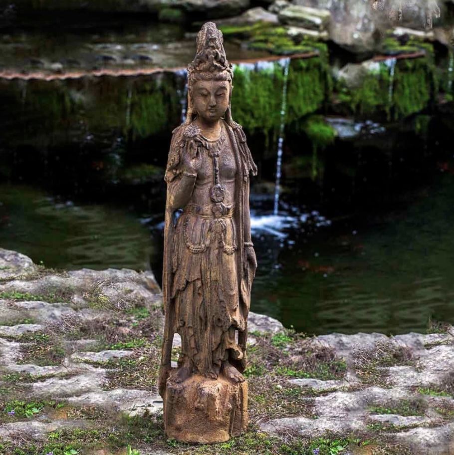 Quan Yin Cast Stone Statue
