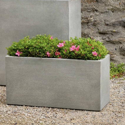 Metro Box Cast Stone Planter