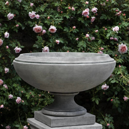 Large Jensen Cast Stone Urn