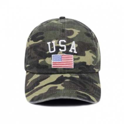 USA Americana Flag Camo Hat