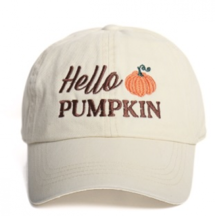 Hello Pumpkin Beige Hat