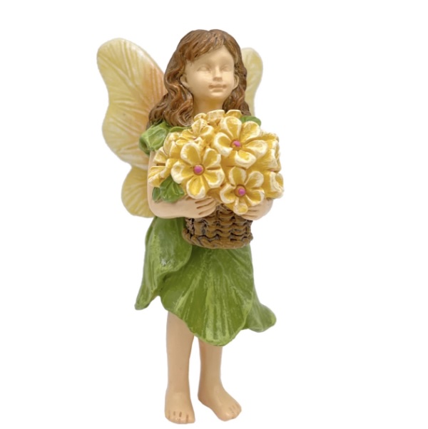 Fairy Holding a Flower Basket