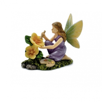 Fairy Painting Flowers