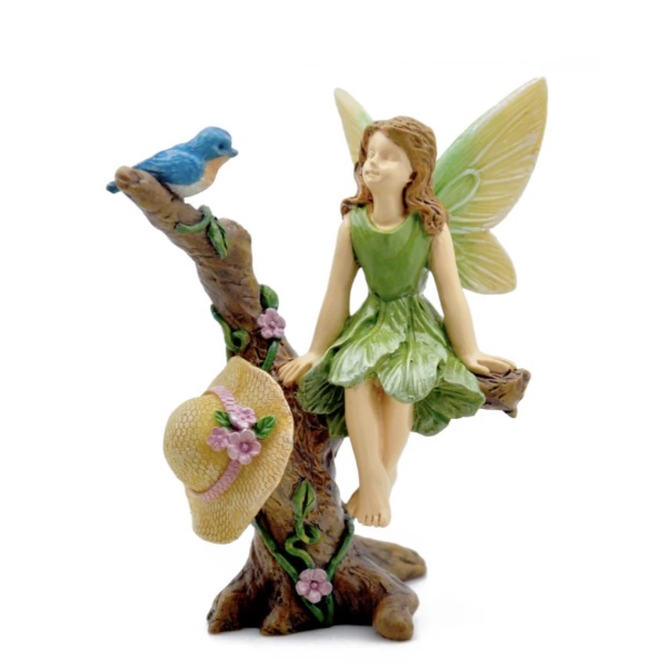 Fairy having a Conversation with a Bird
