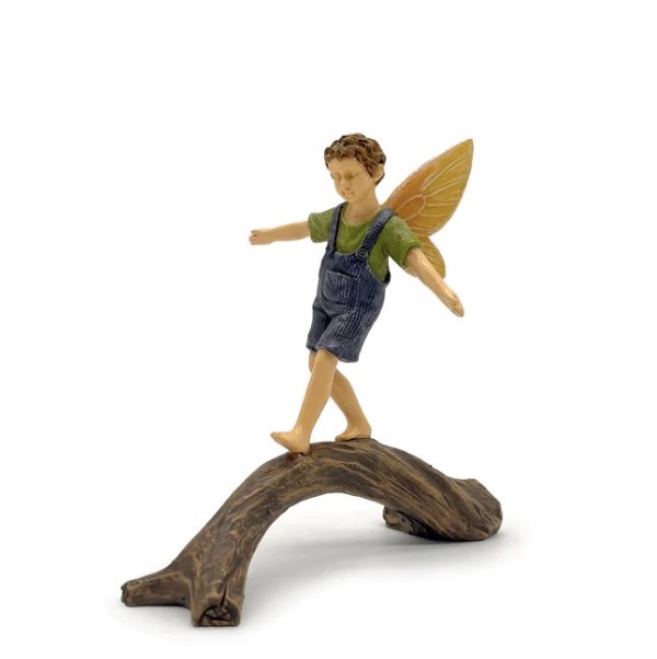 Careful Crossing Fairy Figurine