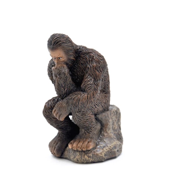 The Thinker Bigfoot Fairy Garden Figurine