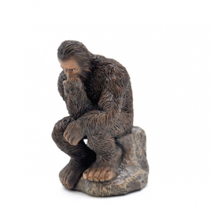 The Thinker Bigfoot Fairy Garden Figurine