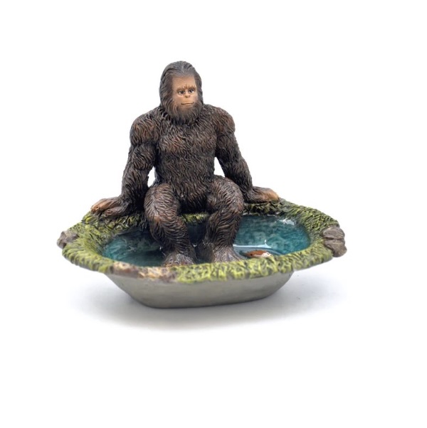 Soaking Bigfoot Fairy Garden Figurine