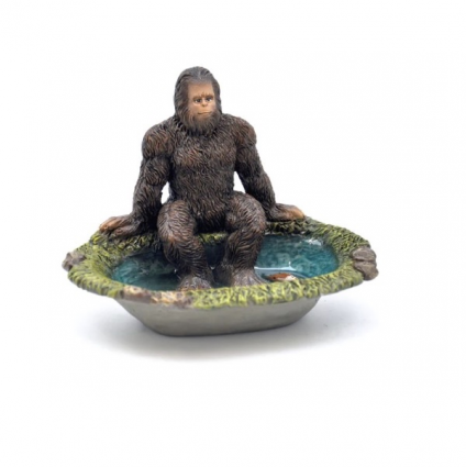 Soaking Bigfoot Fairy Garden Figurine