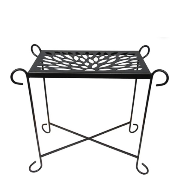One Tier Peacock Stand Bronze 26"