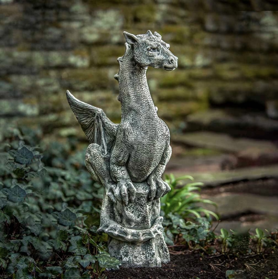 Abraxas Cast Stone Garden Statue