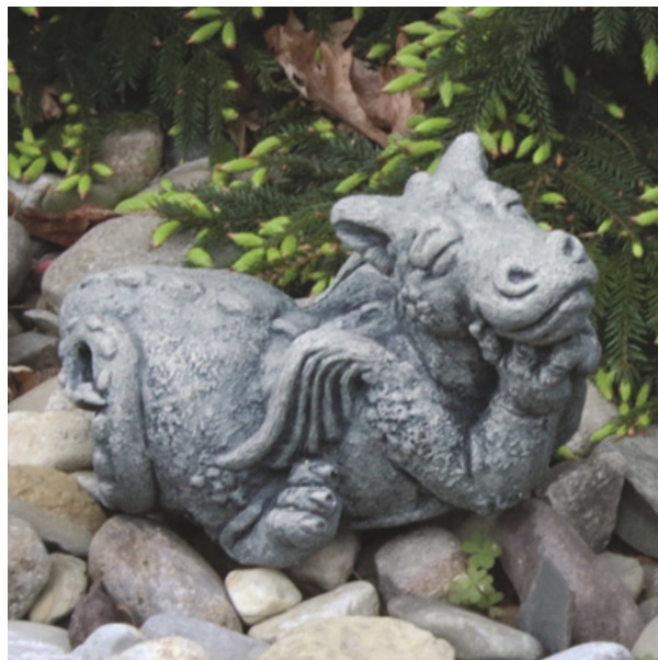 Lil Dragon Dreamer Cast Stone Garden Statue
