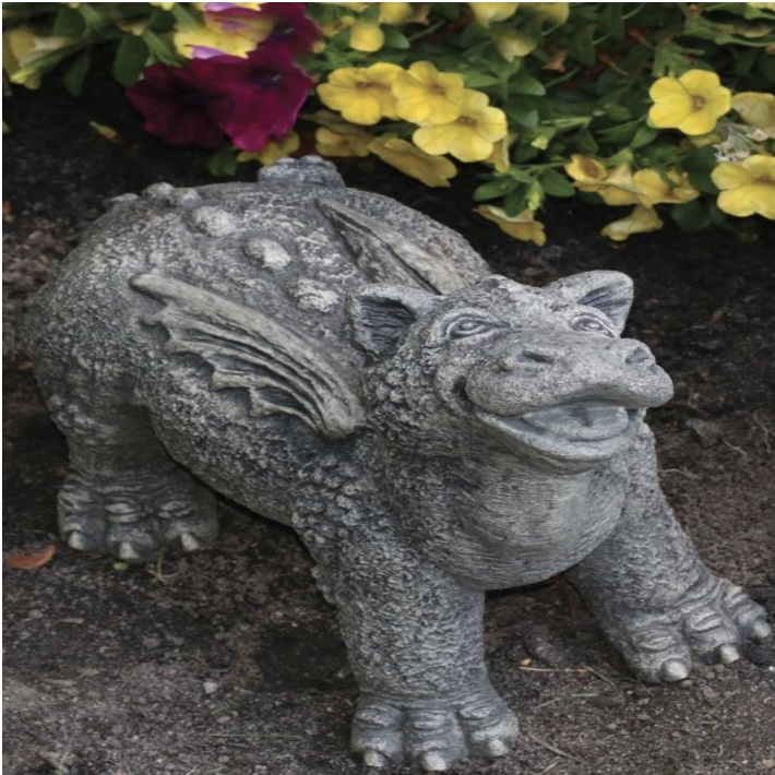 Lil Dragon Greenbank Cast Stone Garden Statue