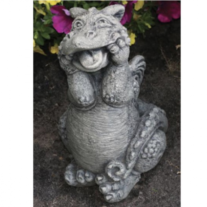 Lil Dragon Silly You Cast Stone Garden Statue