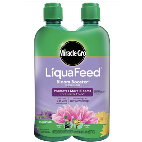 Miracle-Gro&reg; LiquaFeed&reg; Bloom Booster Flower Food 16-Fl. oz. Refills Bottles, 2-Pack&nbsp;&nbsp; 