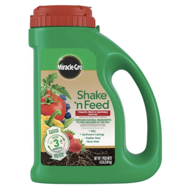 Miracle-Gro&reg; Shake 'N Feed Tomato, Fruit & Vegetable Plant Food 4.5#