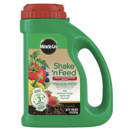 Miracle-Gro&reg; Shake 'N Feed Tomato, Fruit & Vegetable Plant Food 4.5#