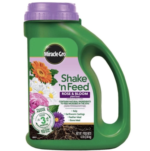 Miracle-Gro&reg; Shake 'N Feed Rose & Bloom Plant Food 4.5#