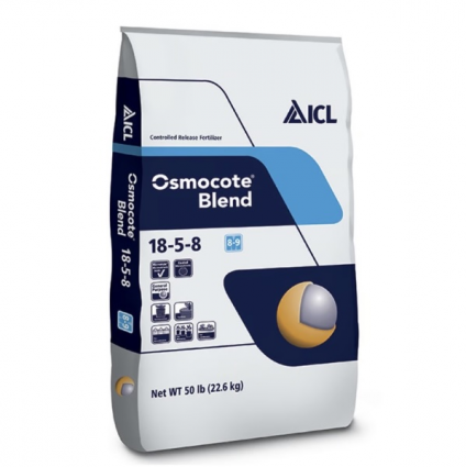 Osmocote Blend 18-5-8, 8-9 mo. Controlled-Release Fertilizer with E-Max Technology, 50 lbs.