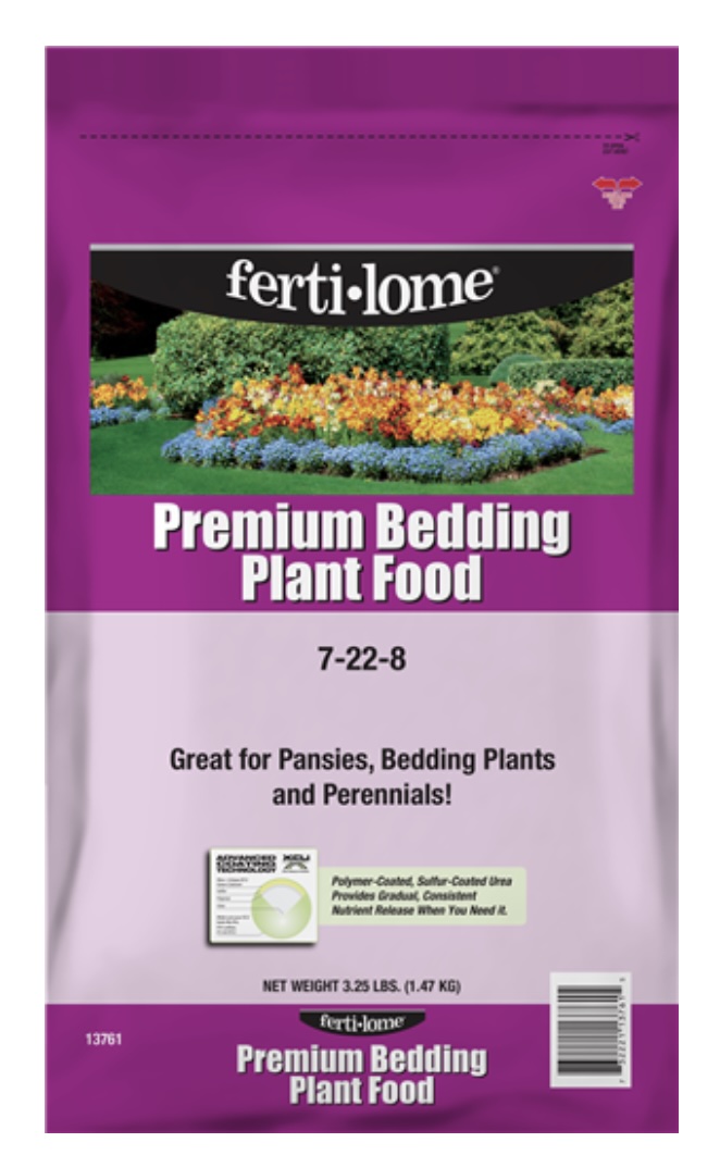 Fertilome Premium Bedding Plant Food 7-22-8 3.25 lb
