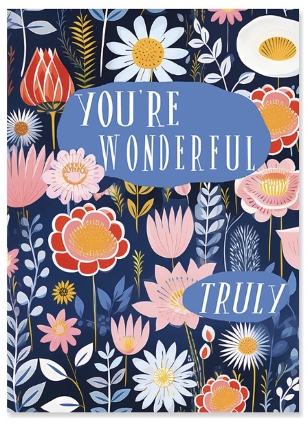 Truly Wonderful Thank You Greeting Card