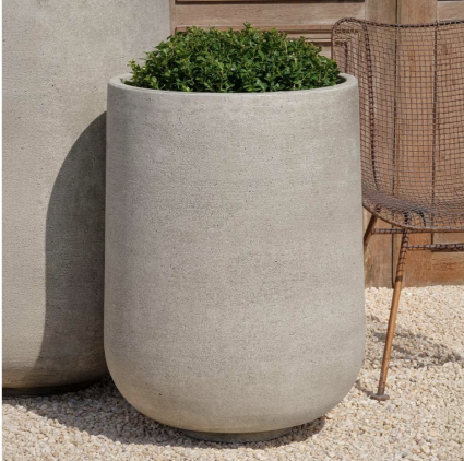 Tribeca Tall Cast Stone Planter