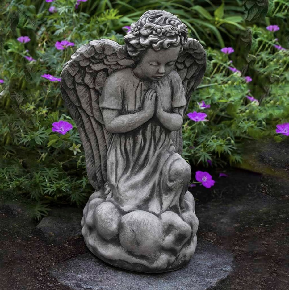 Angel�s Prayer Cast Stone Garden Statue