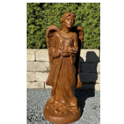 Small Garden Angel Cast Stone Statue