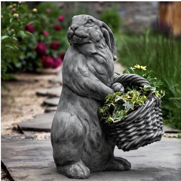CONCRETE BUNNY FIGURE