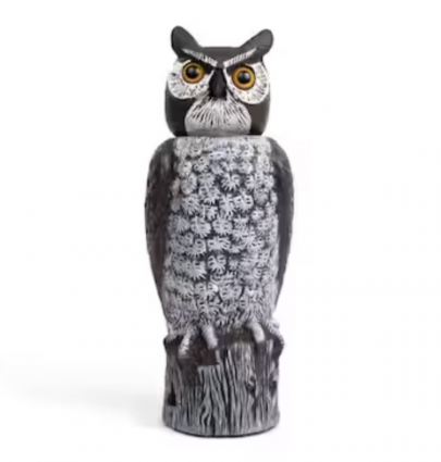 Dalen&reg;  Rotating Head Great Horned Owl Decoy 18″