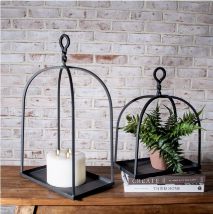 Black Iron Lantern 21.5″