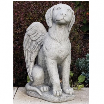 My Guardian Dog Cast Stone Garden Statue