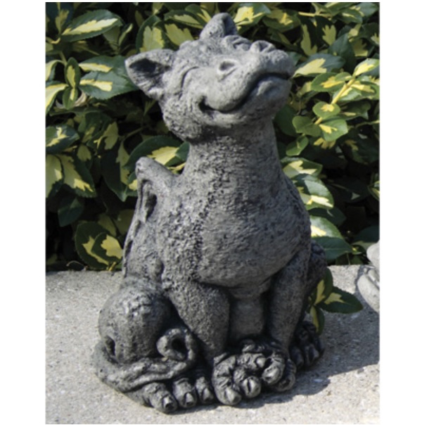 Lil Dragon Rexy Cast Stone Garden Statue