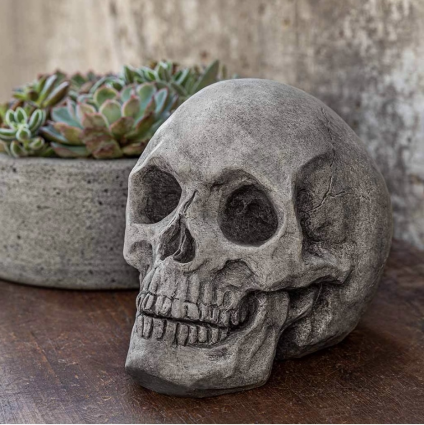 Alas Poor Yorick Cast Stone Garden Statue
