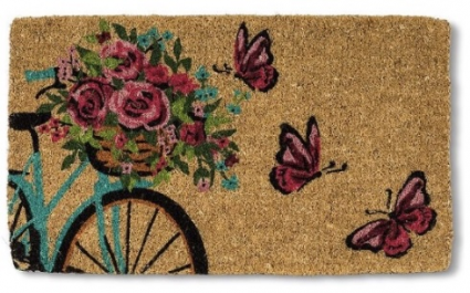 Butterfly & Bike Doormat
