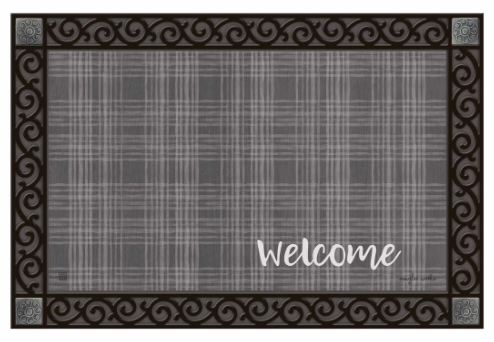Narrow Plaid Doormat