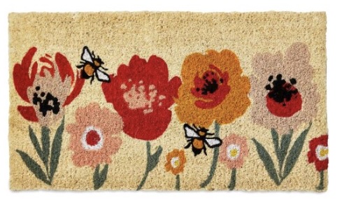 Blossom Floral Coir Doormat