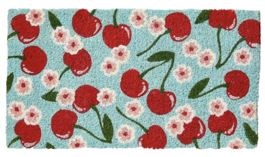 Cherries Coir Doormat