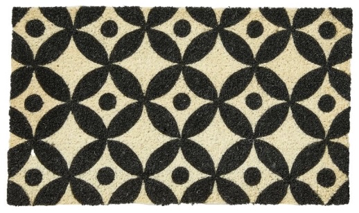 Circles Coir Doormat