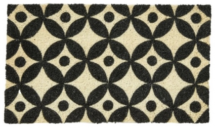 Circles Coir Doormat