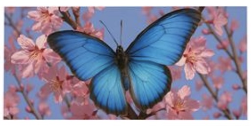 Butterfly and Cherry Blossom Delight Sassafras Switch Mat
